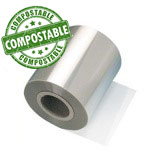 Pilt Cellophane Roll 200 mm width Cellulose bio degradable 